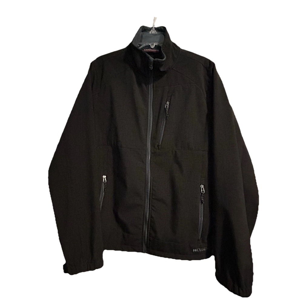 Black Diamond Double Diamond Men's Jacket Large‎ Black Soft Fleece Interior